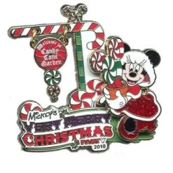 Disney Very Merry Christmas Party Pin - 2010 Minnie Mouse