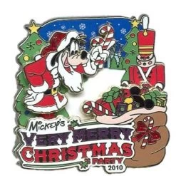 Disney Very Merry Christmas Party Pin - 2010 Goofy
