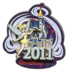 Disney Annual Pin - 2011 Cinderella Castle - Tinker Bell