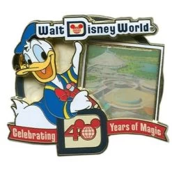 Disney Donald Pin - Walt Disney World 40th Anniversary - Donald Duck