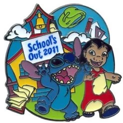 Disney School's Out Pin - 2011 Lilo And Stitch