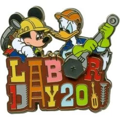 Disney Labor Day Pin - 2011 - Mickey Mouse And Donald Duck