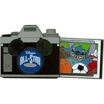 Disney Resort Pin - Camera - All Star Resorts - Stitch