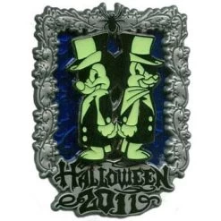 Disney Halloween Pin - Halloween 2011 - Chip 'n Dale As The Duelers