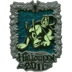 Disney Halloween Pin - Halloween 2011 - Pluto As Graveyard Dog
