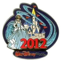 Disney Annual Pin - 2012 Cinderella Castle - Cinderella