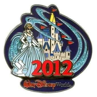 Disney Annual Pin - 2012 Cinderella Castle - Cinderella