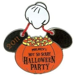 Disney Mickey's Not So Scary Halloween Party Pin - 2011 Logo