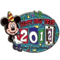 Disney New Year Pin - 2012 - Mickey Mouse