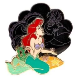 Disney Valiant And Villainous Pin - Ariel And Ursula