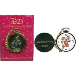 Disney D23 Pin - Pocket Watch - Chip And Dale
