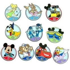 Disney Mystery Pin - Walt Disney World Storybook - 10 PIN COMPLETE SET