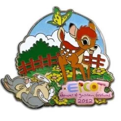 Disney Flower & Garden Festival Pin - 2012 Bambi Vacation Club