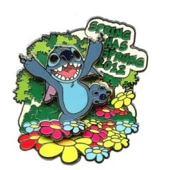 Disney First Day Of Spring Pin - 2012 Stitch - Spring Has Sprung