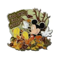 Disney First Day Of Autumn Pin - 2012 - Fall Into 2012 Mickey Mouse