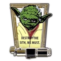 Disney Star Wars Weekend Pin - 2012 Yoda Sculpted Lightsaber