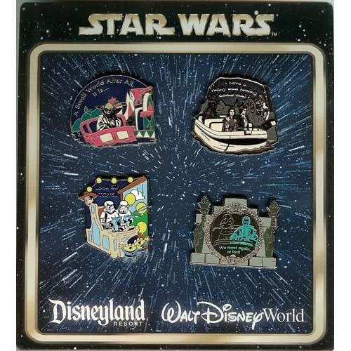 Disney Booster Pin Set - Star Wars - 2012 - Character Quotes