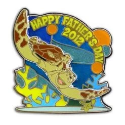 Disney Father's Day Pin - 2012 Crush & Squirt