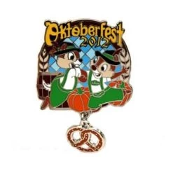Disney Oktoberfest Pin - 2012 Chip N Dale