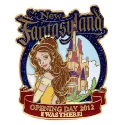 Disney New Fantasyland Pin - I Was There - 2012 Grand Opening