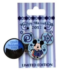 Disney Hanukkah Pin - 2012 Mickey Mouse