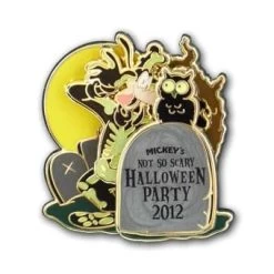 Disney Mickey's Not So Scary Halloween Party Pin - 2012 Skeleton Goofy