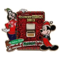 Disney Osborne Lights Pin - 2012 Mickey & Goofy