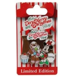 Disney Very Merry Christmas Party Pin - 2012 Minnie Mouse