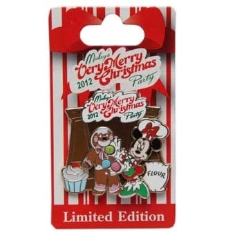 Disney Very Merry Christmas Party Pin - 2012 Minnie Mouse