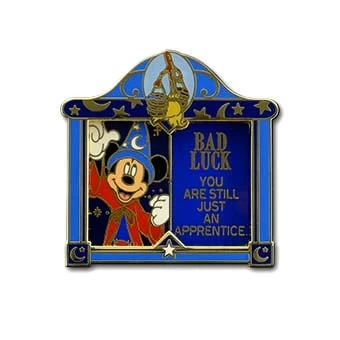 Disney Good Luck, Bad Luck Pin - Mickey Mouse