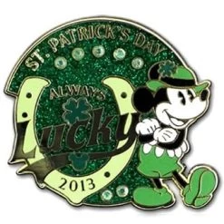 Disney St. Patrick's Day Pin - 2013 - Pie - Eye Mickey