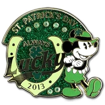 Disney St. Patrick's Day Pin - 2013 - Pie - Eye Mickey