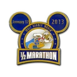 Disney 2013 Marathon Pin - Marathon - Donald Half Marathon