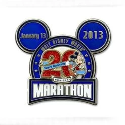 Disney 2013 Marathon Pin - Marathon - 20th Anniversary Logo