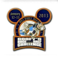 Disney 2013 Marathon Pin - Marathon - Goofy Race & A Half