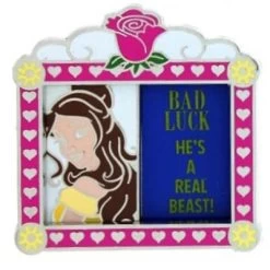 Disney Good Luck, Bad Luck Pin - Belle