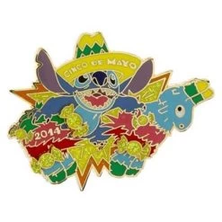 Disney Cinco De Mayo Pin - 2014 - Stitch