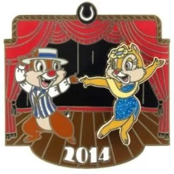 Disney Dapper Days Pin - 2014 Dapper Days - Dale & Clarice