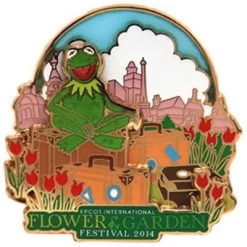 Disney Flower & Garden Festival Pin - 2014 Kermit The Frog