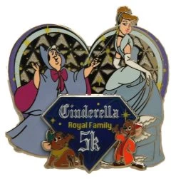Disney Marathon Pin - 2014 Disney's Royal Family 5K Logo