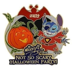 Disney Mickey's Not So Scary Halloween Party Pin - 2014 Stitch
