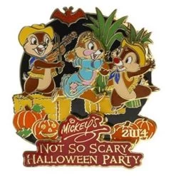 Disney Mickey's Not So Scary Halloween Party Pin - 2014 Chip And Dale