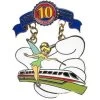 Disney Pin Trading 10th Anniversary Pin - Tribute - Tinker Bell