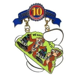 Disney Pin Trading 10th Anniversary Pin - Tribute - Trading
