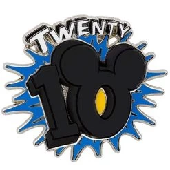Disney Dated Pin - Dated 2010 - Logo With Mickey Ears