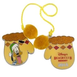 Disney Resort Holidays Pin - 2015 Beach Club Resort - Pluto