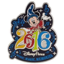 Disney Annual Pin - 2016 Music Magic Memories - Sorcerer Mickey Mouse