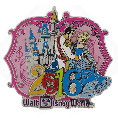 Disney Annual Pin - 2016 Music Magic Memories - Cinderella And Prince