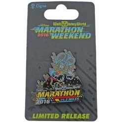 Disney Marathon Pin - WDW Mickey Marathon Logo - 2016