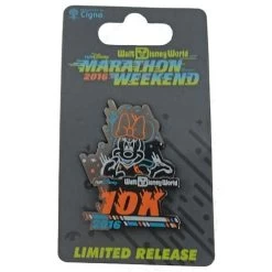 Disney Marathon Pin - WDW Minnie 10K Logo - 2016